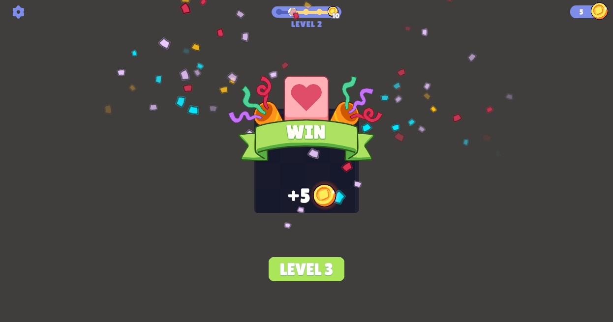 Challenging puzzle levels